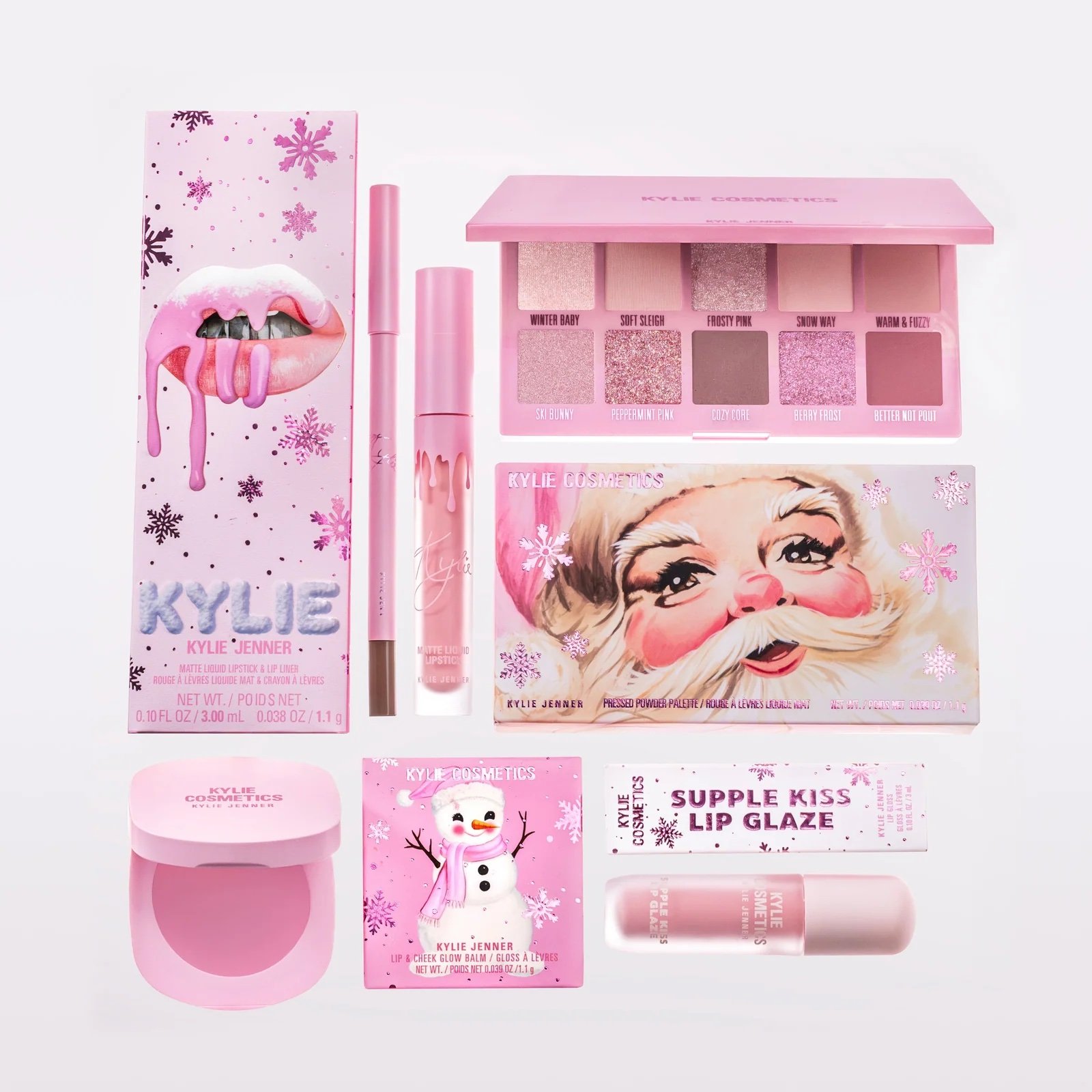 Kylie Cosmetics winter kissed 4-piece collection bundle